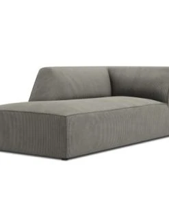 Micadoni Home Méridiennes Méridienne En Velours Côtelé Gris Clair 10 Micadoni Home Méridiennes Méridienne En Velours Côtelé Gris Clair -Magasin Méridiennes meridienne en velours cotele gris clair 5