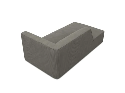 Micadoni Home Méridiennes Méridienne En Velours Côtelé Gris Clair 6 Micadoni Home Méridiennes Méridienne En Velours Côtelé Gris Clair – Image 4