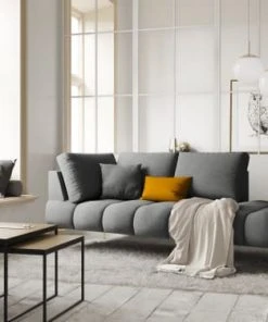 Micadoni Home Méridiennes Méridienne En Velours Gris -Magasin Méridiennes meridienne en velours gris 25