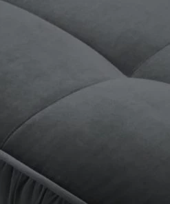 Micadoni Home Méridiennes Méridienne En Velours Gris 11 Micadoni Home Méridiennes Méridienne En Velours Gris -Magasin Méridiennes meridienne en velours gris 3