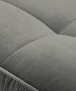 Micadoni Home Méridiennes Méridienne En Velours Gris Clair -Magasin Méridiennes meridienne en velours gris clair 28