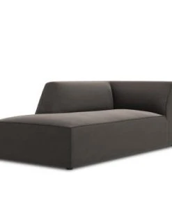 Micadoni Home Méridiennes Méridienne En Velours Gris Foncé -Magasin Méridiennes meridienne en velours gris fonce 41