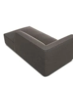 Micadoni Home Méridiennes Méridienne En Velours Gris Foncé -Magasin Méridiennes meridienne en velours gris fonce 47