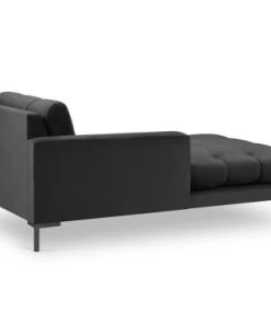 Micadoni Home Méridiennes Méridienne En Velours Gris Foncé 10 Micadoni Home Méridiennes Méridienne En Velours Gris Foncé -Magasin Méridiennes meridienne en velours gris fonce 63