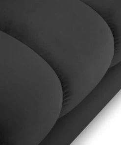 Micadoni Home Méridiennes Méridienne En Velours Gris Foncé -Magasin Méridiennes meridienne en velours gris fonce 69