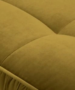 Micadoni Home Méridiennes Méridienne En Velours Jaune 11 Micadoni Home Méridiennes Méridienne En Velours Jaune -Magasin Méridiennes meridienne en velours jaune 18