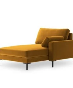 Micadoni Home Méridiennes Méridienne En Velours Jaune -Magasin Méridiennes meridienne en velours jaune 31