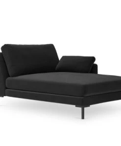 Micadoni Home Méridiennes Méridienne En Velours Noir