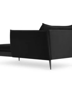 Micadoni Home Méridiennes Méridienne En Velours Noir -Magasin Méridiennes meridienne en velours noir 26