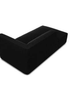 Micadoni Home Méridiennes Méridienne En Velours Noir -Magasin Méridiennes meridienne en velours noir 37