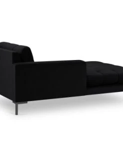 Micadoni Home Méridiennes Méridienne En Velours Noir -Magasin Méridiennes meridienne en velours noir 50