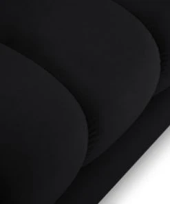 Micadoni Home Méridiennes Méridienne En Velours Noir -Magasin Méridiennes meridienne en velours noir 59