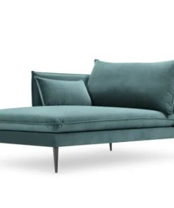 Micadoni Home Méridiennes Méridienne En Velours Pétrole