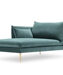 Micadoni Home Méridiennes Méridienne En Velours Pétrole