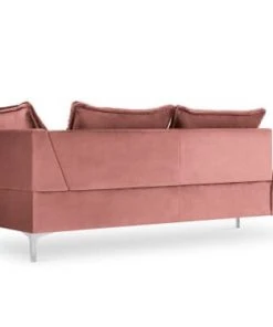 Micadoni Home Méridiennes Méridienne En Velours Rose -Magasin Méridiennes meridienne en velours rose 14