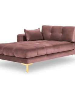 Micadoni Home Méridiennes Méridienne En Velours Rose