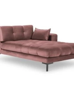 Micadoni Home Méridiennes Méridienne En Velours Rose