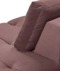 Micadoni Home Méridiennes Méridienne En Velours Rose -Magasin Méridiennes meridienne en velours rose 3