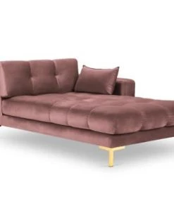 Micadoni Home Méridiennes Méridienne En Velours Rose