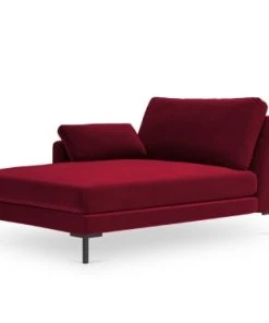 Micadoni Home Méridiennes Méridienne En Velours Rouge