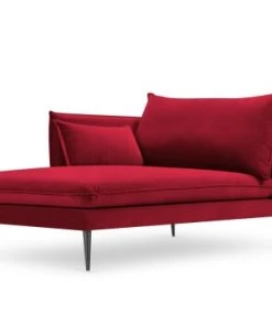 Micadoni Home Méridiennes Méridienne En Velours Rouge