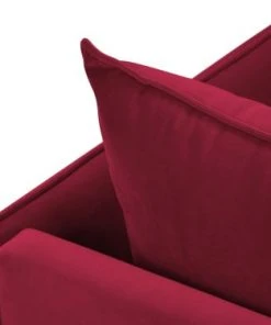 Micadoni Home Méridiennes Méridienne En Velours Rouge -Magasin Méridiennes meridienne en velours rouge 18