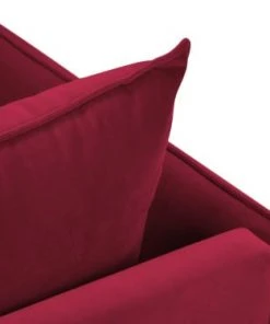Micadoni Home Méridiennes Méridienne En Velours Rouge -Magasin Méridiennes meridienne en velours rouge 29
