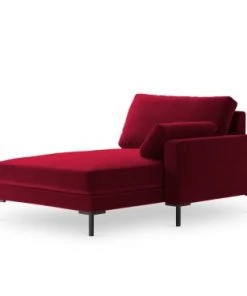 Micadoni Home Méridiennes Méridienne En Velours Rouge -Magasin Méridiennes meridienne en velours rouge 35