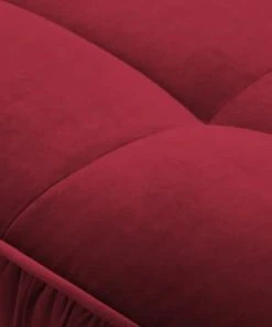 Micadoni Home Méridiennes Méridienne En Velours Rouge -Magasin Méridiennes meridienne en velours rouge 42