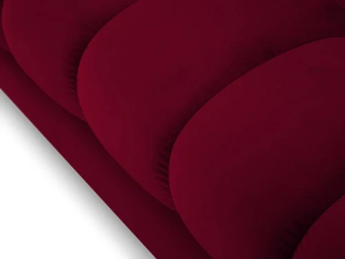 Micadoni Home Méridiennes Méridienne En Velours Rouge 6 Micadoni Home Méridiennes Méridienne En Velours Rouge – Image 4