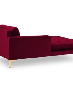 Micadoni Home Méridiennes Méridienne En Velours Rouge -Magasin Méridiennes meridienne en velours rouge 62