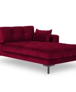 Micadoni Home Méridiennes Méridienne En Velours Rouge