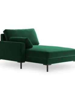 Micadoni Home Méridiennes Méridienne En Velours Vert Bouteille -Magasin Méridiennes meridienne en velours vert bouteille 19