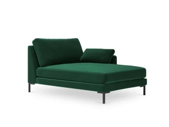 Micadoni Home Méridiennes Méridienne En Velours Bleu Roi 7 Micadoni Home Méridiennes Méridienne En Velours Bleu Roi – Image 5