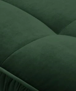 Micadoni Home Méridiennes Méridienne En Velours Vert Bouteille -Magasin Méridiennes meridienne en velours vert bouteille 53