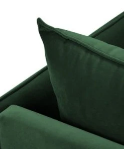 Micadoni Home Méridiennes Méridienne En Velours Vert Bouteille -Magasin Méridiennes meridienne en velours vert bouteille 68