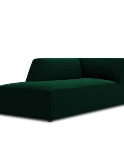 Micadoni Home Méridiennes Méridienne En Velours Vert Bouteille -Magasin Méridiennes meridienne en velours vert bouteille 83