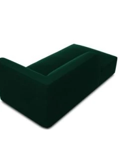 Micadoni Home Méridiennes Méridienne En Velours Vert Bouteille -Magasin Méridiennes meridienne en velours vert bouteille 84