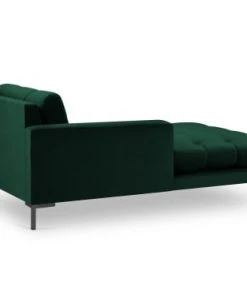 Micadoni Home Méridiennes Méridienne En Velours Vert Bouteille -Magasin Méridiennes meridienne en velours vert bouteille 91