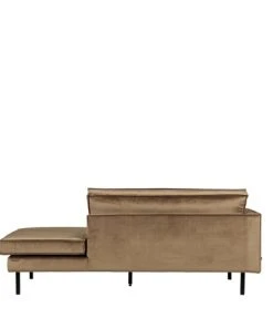 Bepurehome Méridiennes Méridienne Gauche En Velours Taupe -Magasin Méridiennes meridienne gauche en velours taupe 2