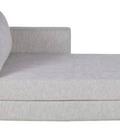 Maisons Du Monde Méridiennes Méridienne Gauche Pour Canapé Modulable En Textile Recyclé Gris Clair Chiné