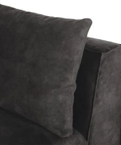 Maisons Du Monde Méridiennes Méridienne Gauche Pour Canapé Modulable En Velours Marbré Gris Foncé -Magasin Méridiennes meridienne gauche pour canape modulable en velours marbre gris fonce 1000 6 29 221839 7