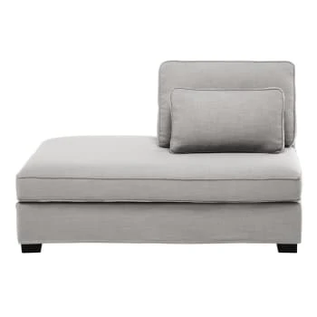 Maisons Du Monde Méridiennes Méridienne Gauche Pour Canapé Modulable Gris Clair 8 Maisons Du Monde Méridiennes Méridienne Gauche Pour Canapé Modulable Gris Clair – Image 6