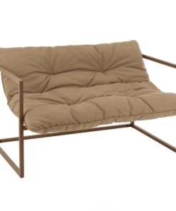 Meubles & Design Canapés Petits Prix Petit Canapé Moderne En Tissu Marron