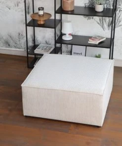 Homifab Canapés Petits Prix Pouf Modulable En Velours Côtelé Beige, MADE IN FRANCE 10 Homifab Canapés Petits Prix Pouf Modulable En Velours Côtelé Beige, MADE IN FRANCE -Magasin Méridiennes pouf modulable en velours cotele beige made in france 2