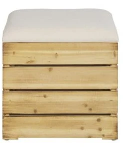 Maisons Du Monde Banquettes Tabouret Coffre Beige Et Marron