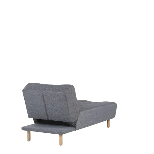 Magasin Méridiennes -Magasin Méridiennes chaise longue en tissu gris fonce 3
